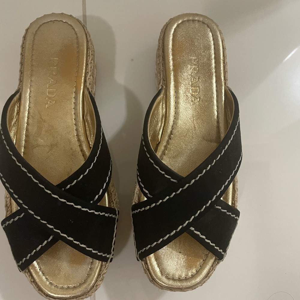 Prada sandals used